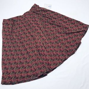 LuLaRoe Madison Skirt with Pockets Triangles XL